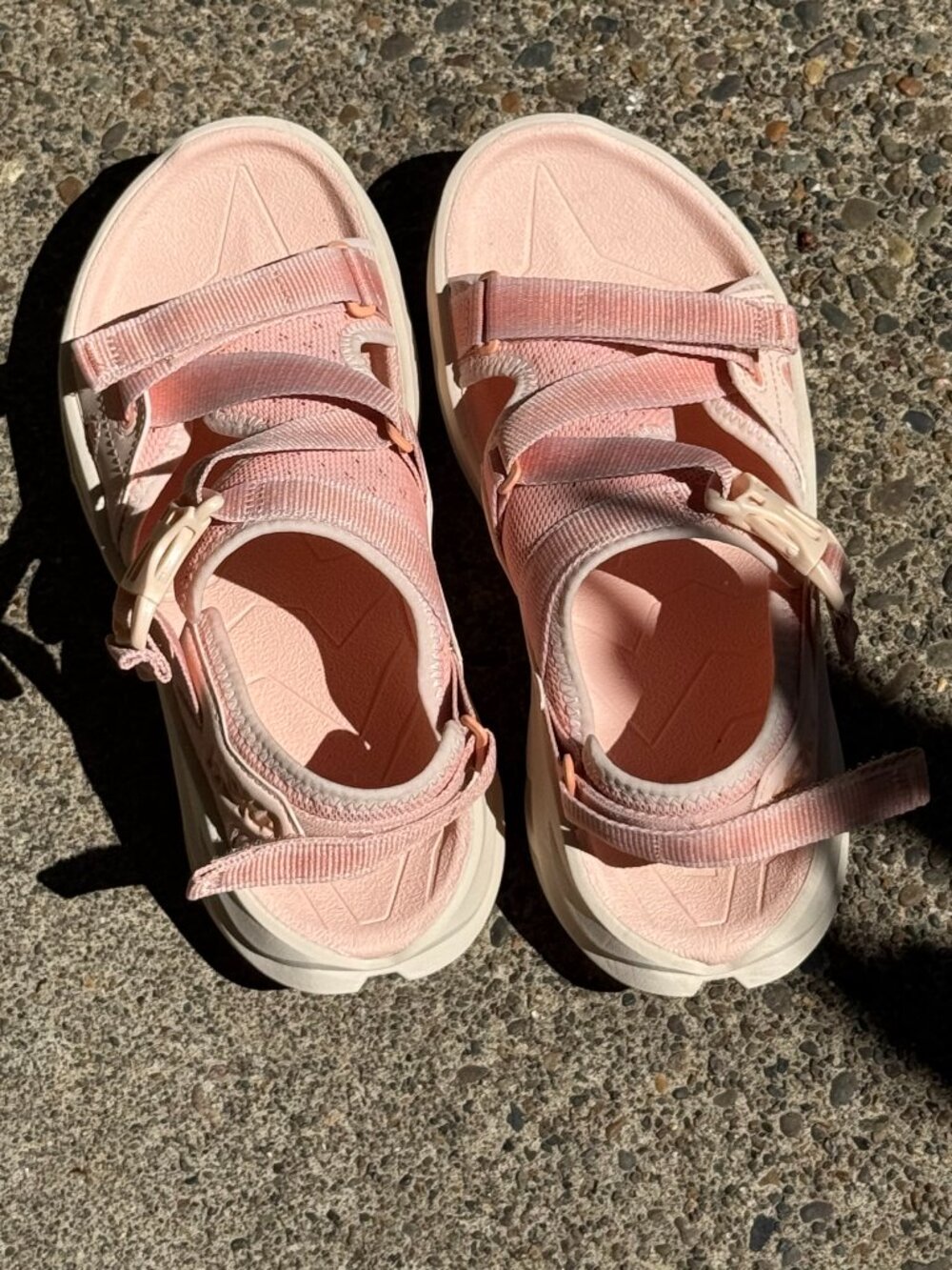 Hoka Infini Hike TC Sandals - Women's 9 -  Dawn Light/Vanilla